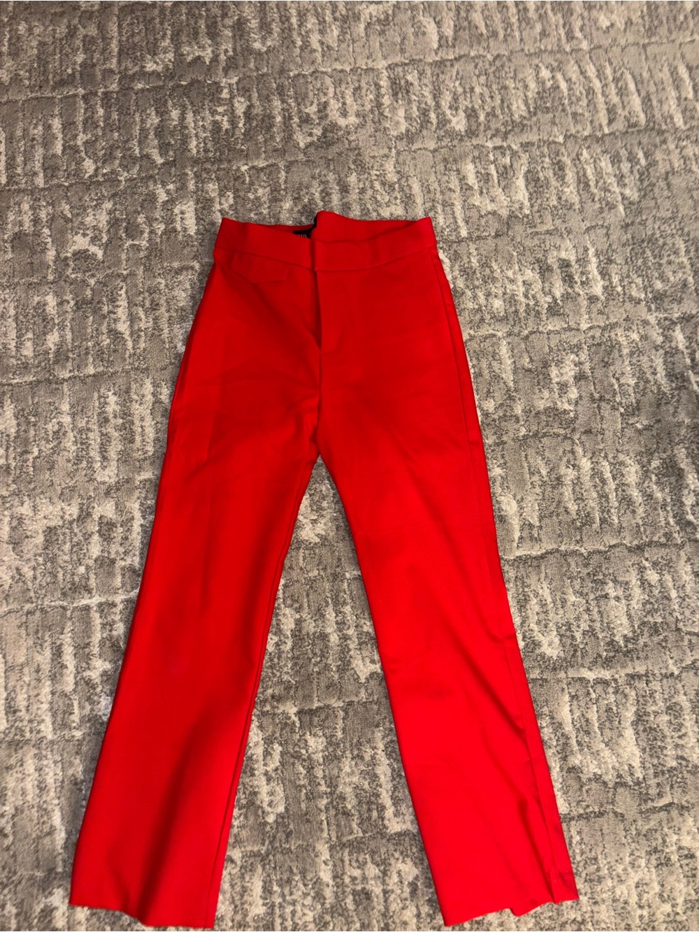 Zara Red Cropped Pants